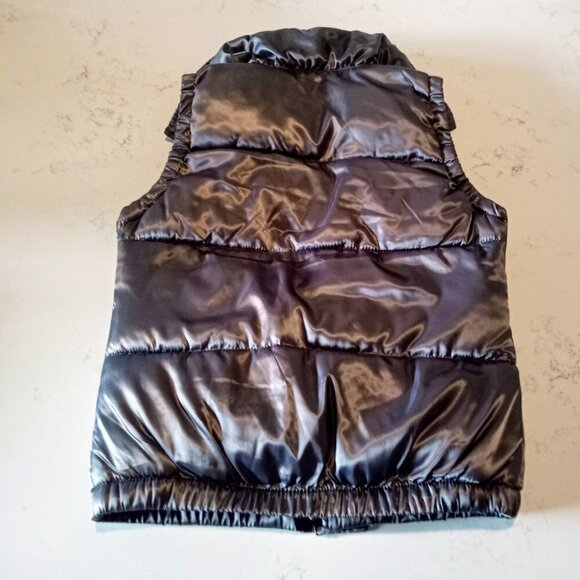 Old Navy Gunmetal Grey Puffer Vest - Picture 4 of 7